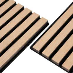 Akustikpanel i egetræsfiner 2400x520x18 mm
