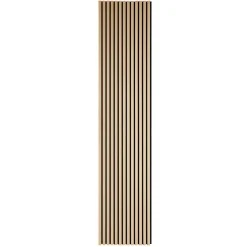 Akustikpanel i egetræsfiner 2400x520x18 mm