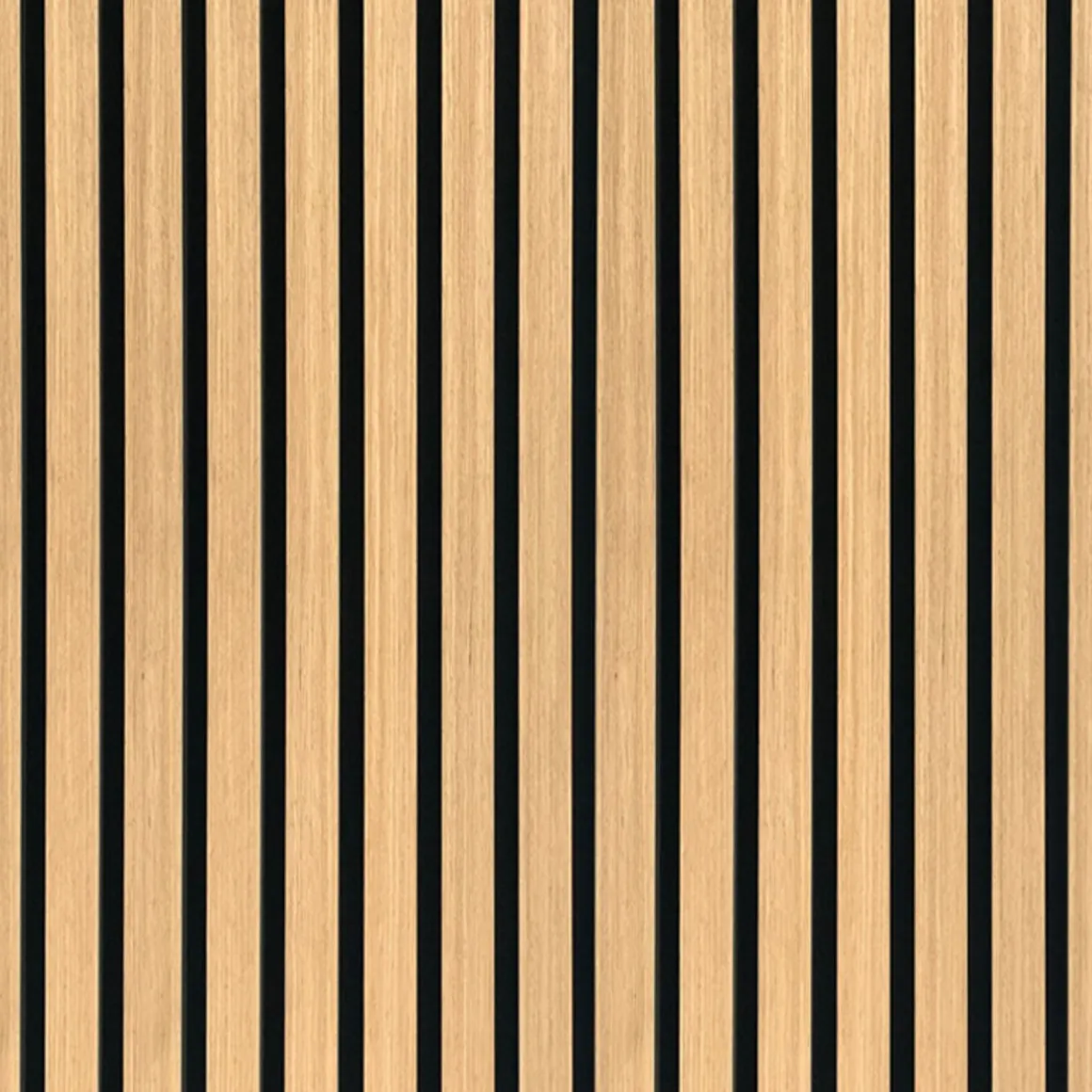 Akustikpanel i egetræsfiner 2600x520x18 mm