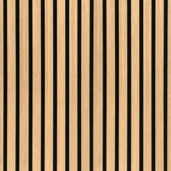 Akustikpanel i egetræsfiner 1200x520x18 mm