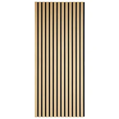 Akustikpanel i egetræsfiner 1200x520x18 mm