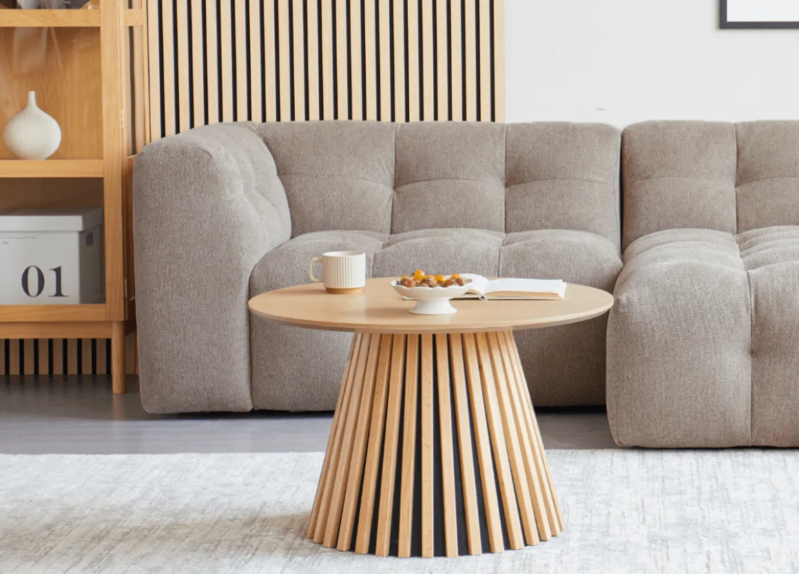 Akustikpanel i egetræsfiner 1200x520x18 mm
