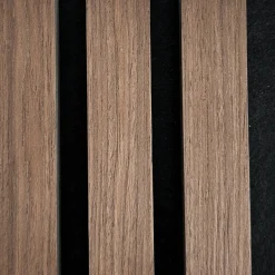 Akustikpanel prøve i røget egefinér 150 x 120 mm