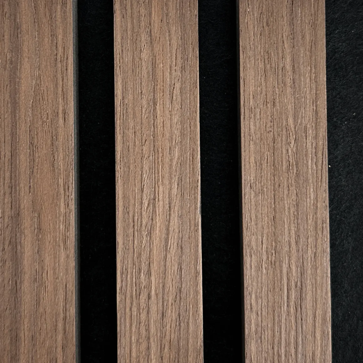 Akustikpanel prøve i røget egefinér 150 x 120 mm