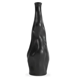 Alva keramik vase sort 25 cm