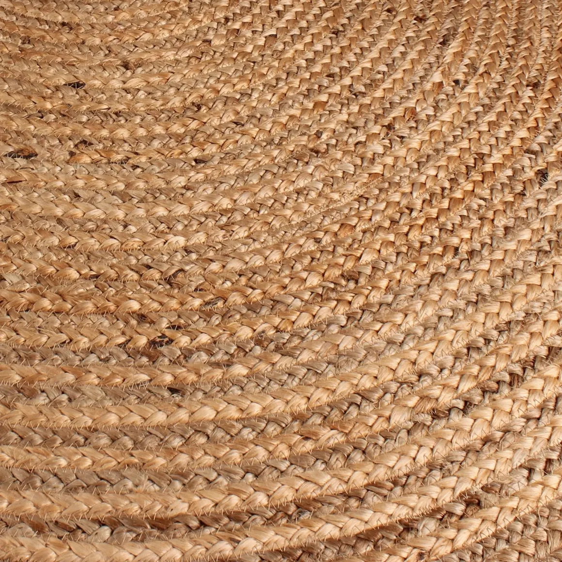 Arthur rundt tæppe - Jute Ø90 cm
