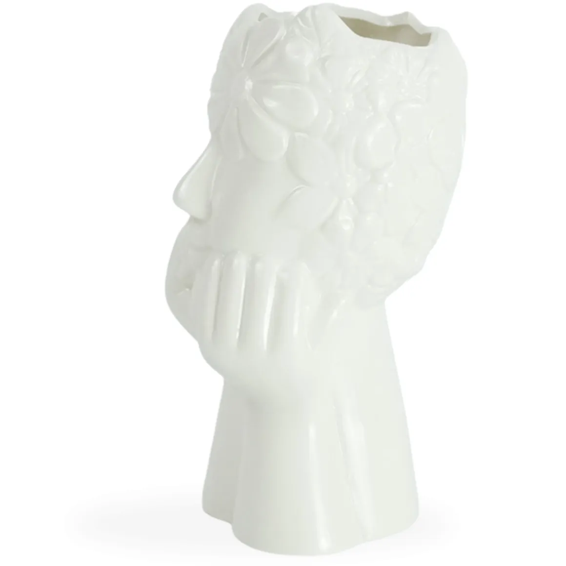 Asti keramik vase i hvid 19,8 cm