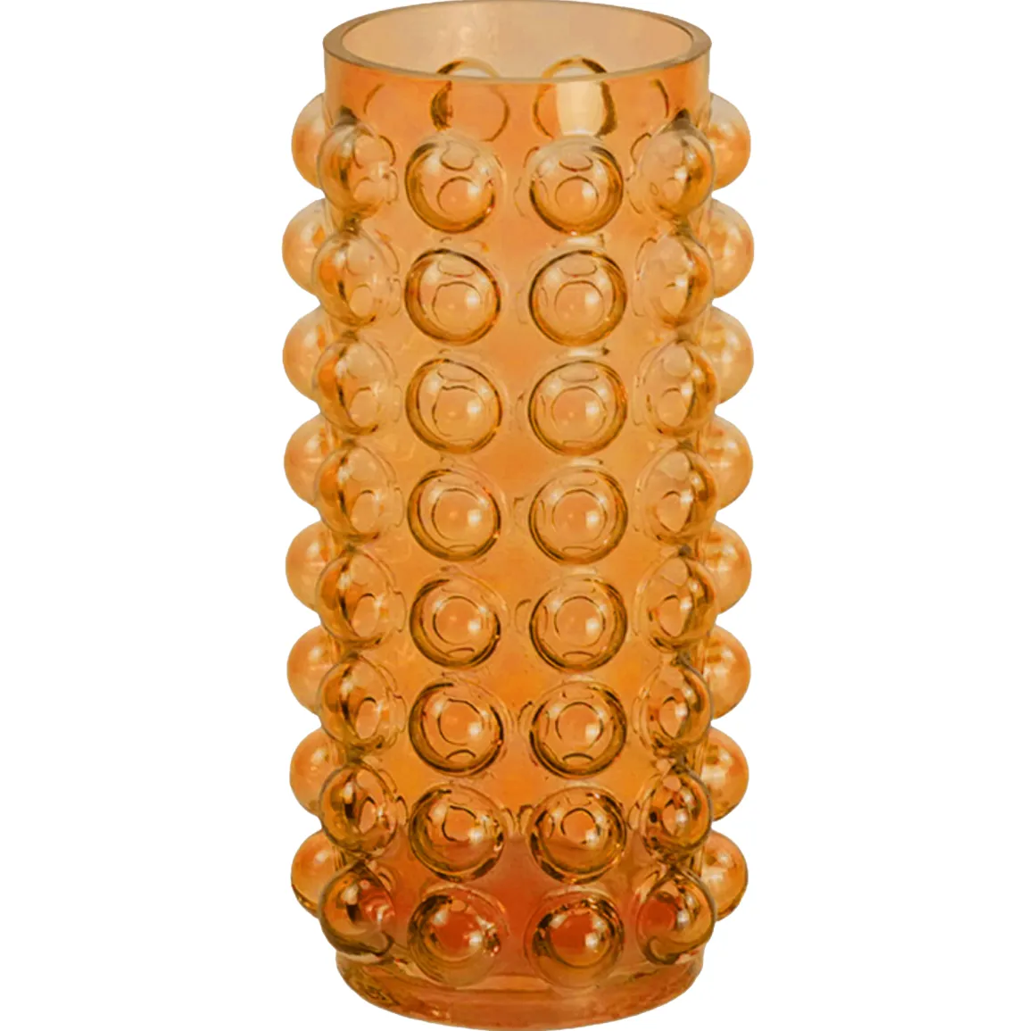 Bea glasvase ravfarvet 23 cm