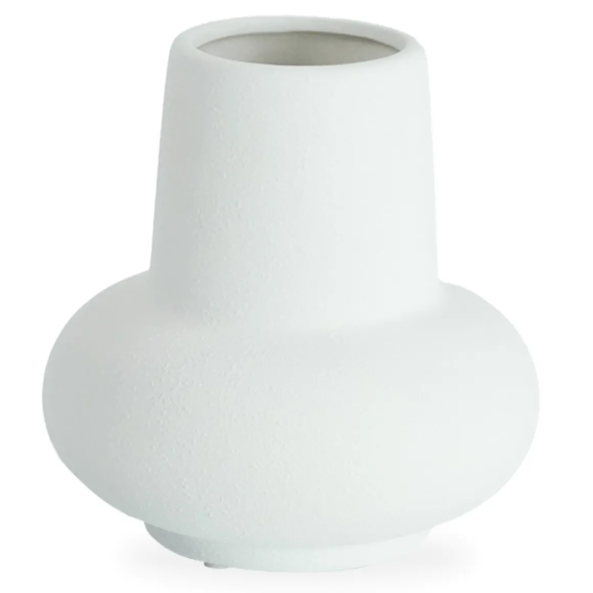 Birka keramik vase hvid 15 cm