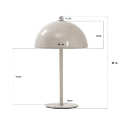 Bloom bordlampe Beige