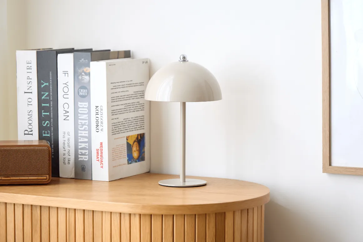 Bloom bordlampe Beige