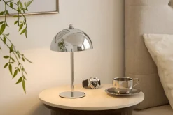 Bloom bordlampe Chrome
