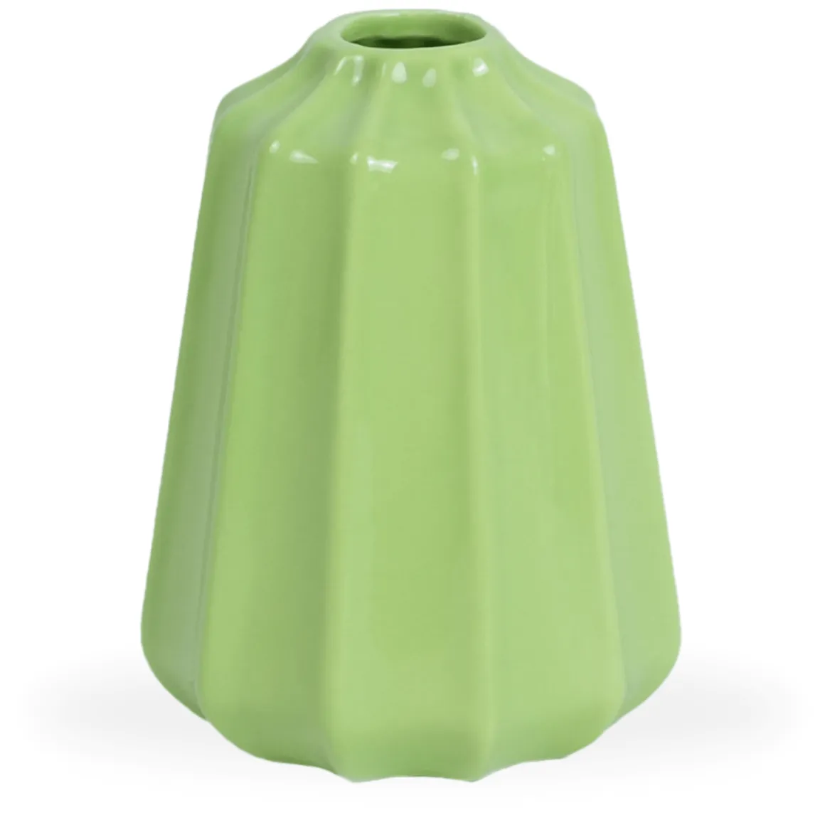 Caddi keramik vase grøn 15 cm