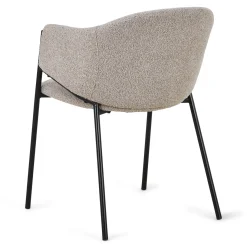 Carolina spisebordsstol i beige boucle