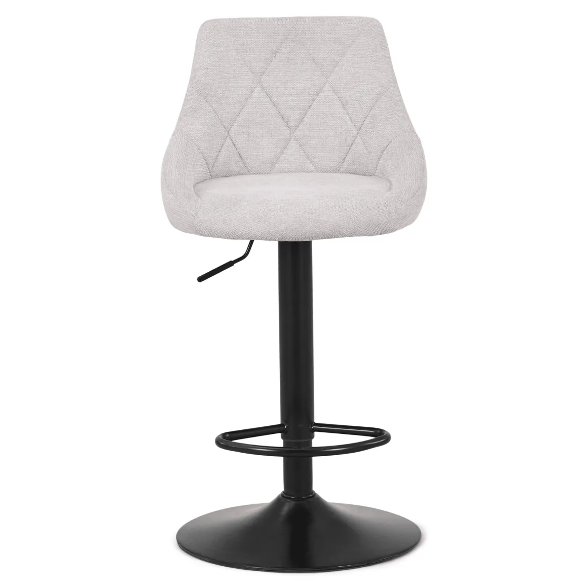 Cassie - beige justerbar barstol med drejefunktion 360 grader
