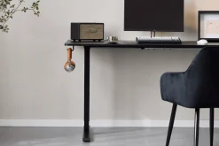 Damian hæve- og sænkebord skrivebord 115x60 cm i sort