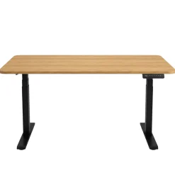 Damian hæve- og sænkebord skrivebord 160x80 cm i egefiner