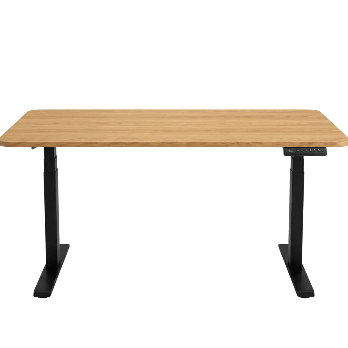 Damian hæve- og sænkebord skrivebord 160x80 cm i egefiner