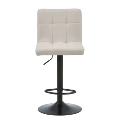 Diana - beige justerbar barstol med drejefunktion 360 grader