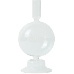 Effi glas lysestage klar 20 cm