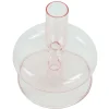 Elly glas lysestage lyserød 12 cm
