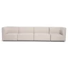 Emilia modulsofa i beige 4 moduler L: 328 X D: 79 X H: 72 cm