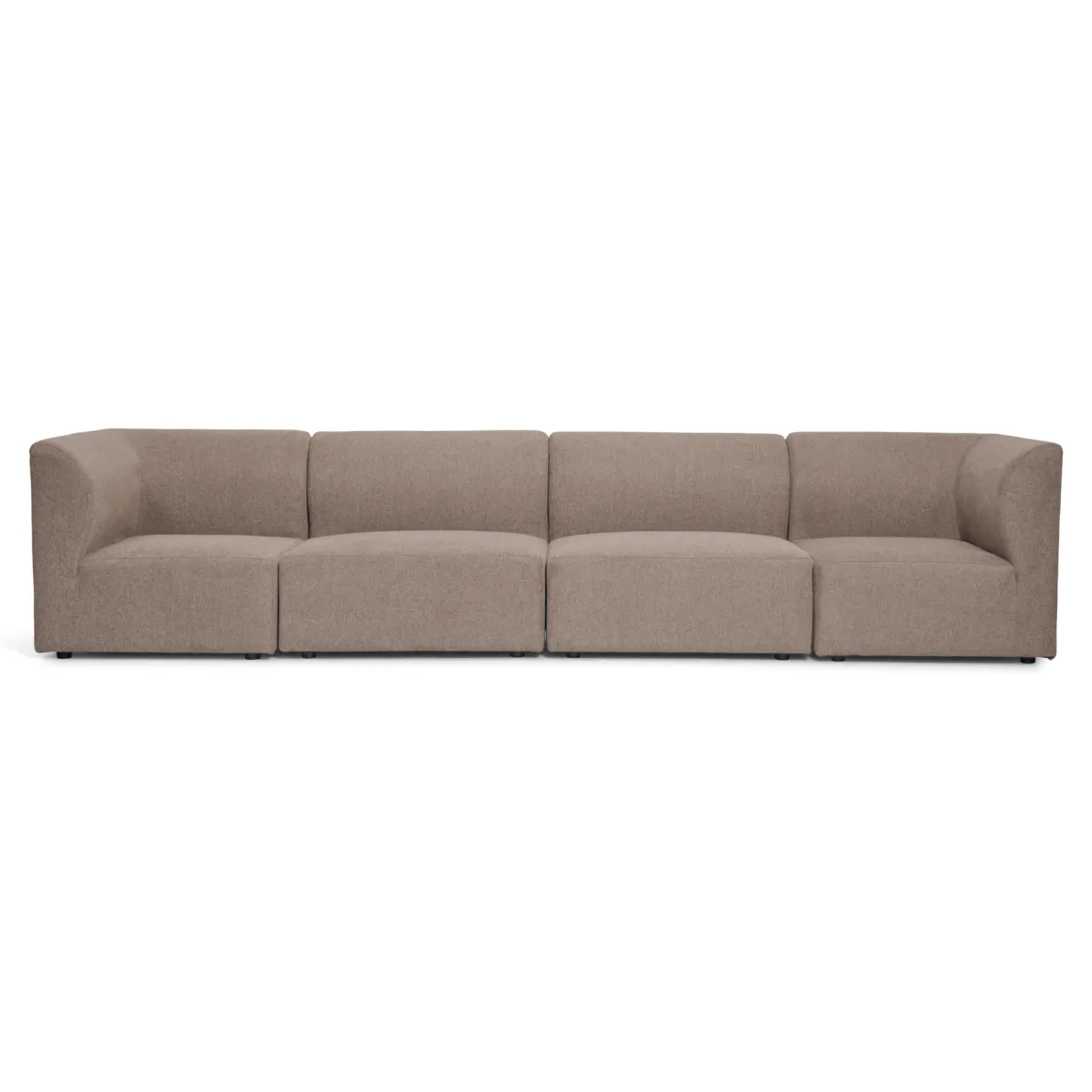 Emilia modulsofa i sand 4 moduler L: 328 X D: 79 X H: 72 cm