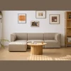 Emilia puf i sand L: 79 X D: 79 X H: 39 cm