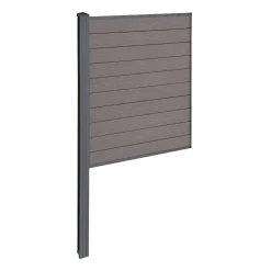Finley komposithegn midtermodul - H: 150 x L: 95 cm - Brun