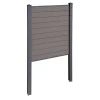 Finley komposithegn startmodul - H: 150 x L: 95 cm - Brun