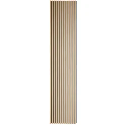 Fleksibel akustikpanel i egetræsfiner 2400x520x18 mm