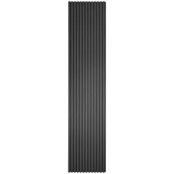 Fleksibel akustikpanel i sort egetræsfiner 2400x520x18 mm