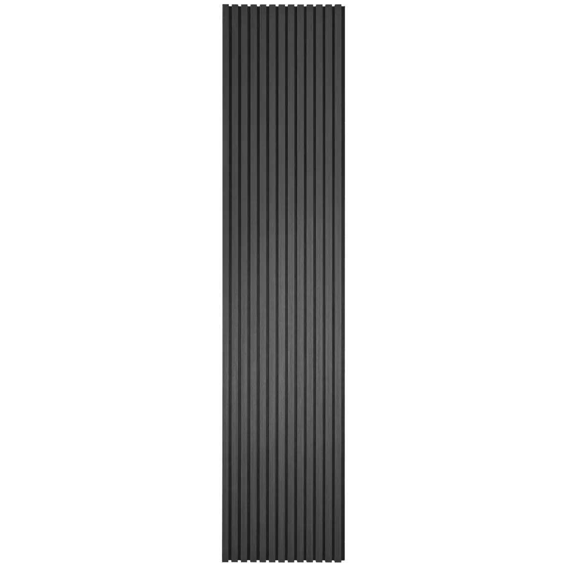 Fleksibel akustikpanel i sort egetræsfiner 2600x520x18 mm
