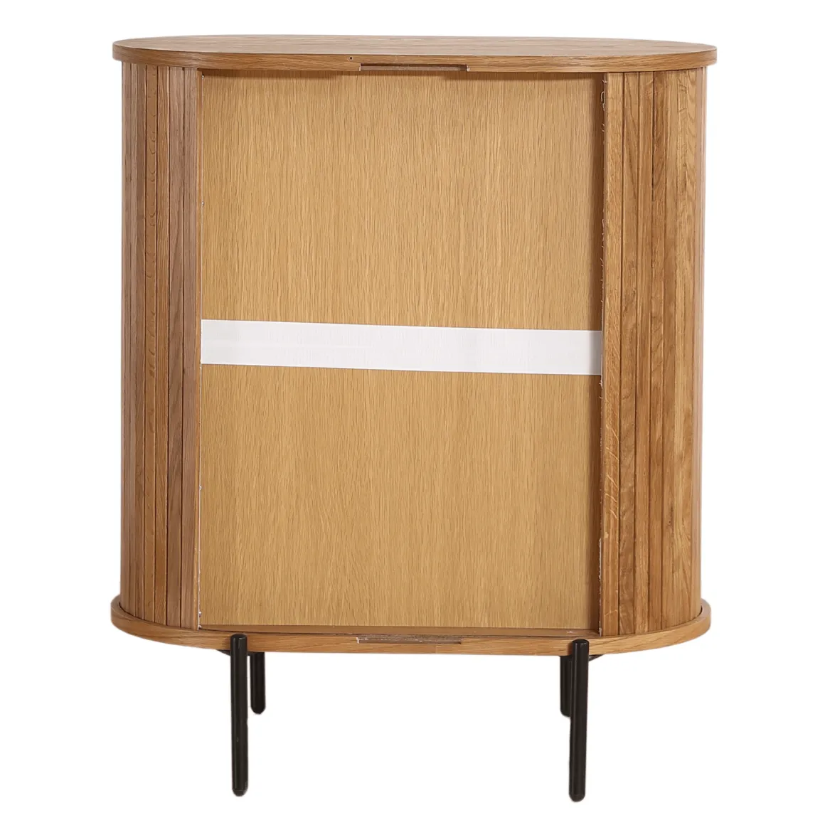 Florence jalousi skab med lameller i eg 70x40x85 cm