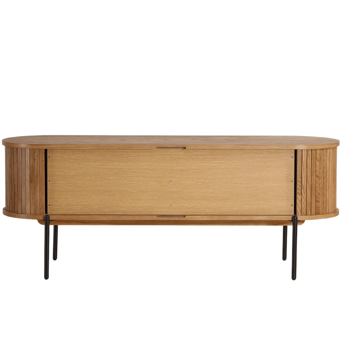 Florence jalousi tv-bord med lameller i eg 138x40x55 cm