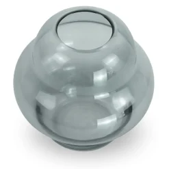 Gina glasvase røget 20 cm