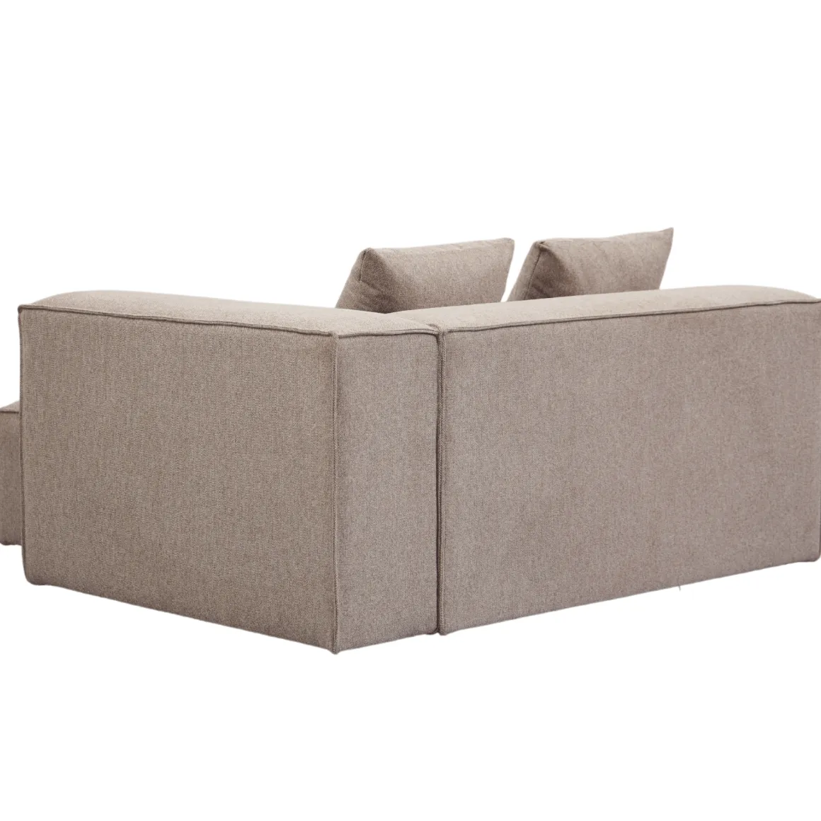 Hailey højre chaiselong modul i sand L: 147 X D: 148 X H: 65 cm