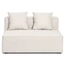 Hailey - Højrevendt chaiselong modulsofa i beige med 3 moduler L: 415 X D: 148 X H: 65 cm