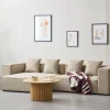 Hailey - Hjørnesofa modulsofa i sand med 4 moduler (Opstilling 1) L: 368 X D: 247 X H: 65 cm