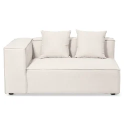Hailey - Hjørnesofa modulsofa i beige med 4 moduler (Opstilling 2) L: 368 X D: 247 X H: 65 Cm