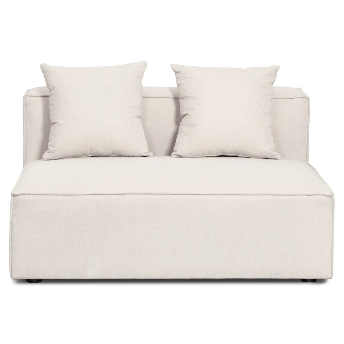 Hailey - Hjørnesofa modulsofa i beige med 4 moduler (Opstilling 2) L: 368 X D: 247 X H: 65 Cm