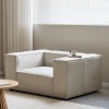 Hailey lænestol i beige L: 136 X D: 100 X H: 64 Cm