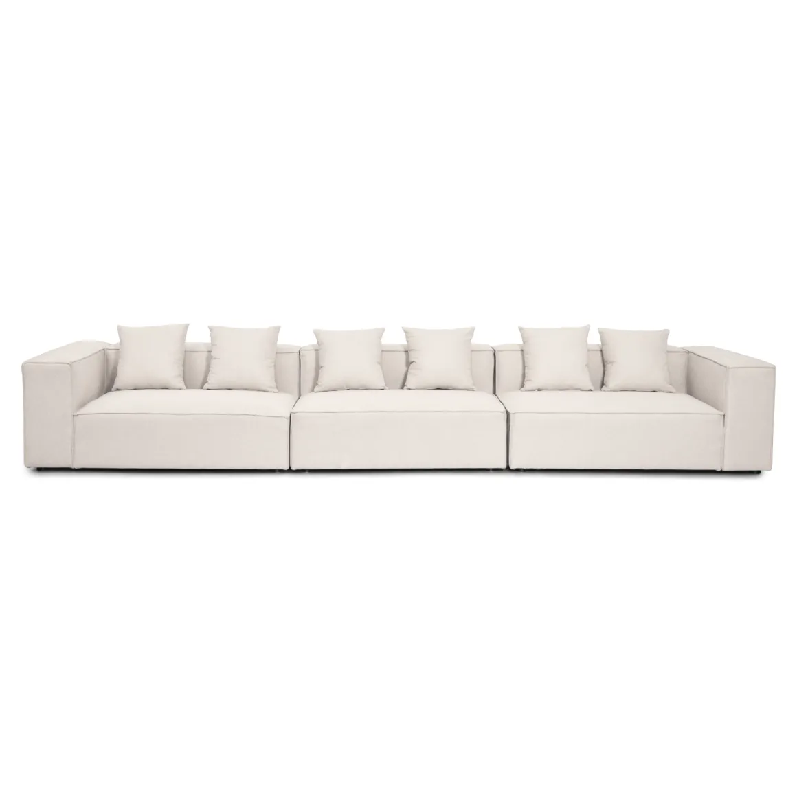 Hailey - Modulsofa I Beige Med 3 Moduler L: 415 X D: 100 X H: 65 cm