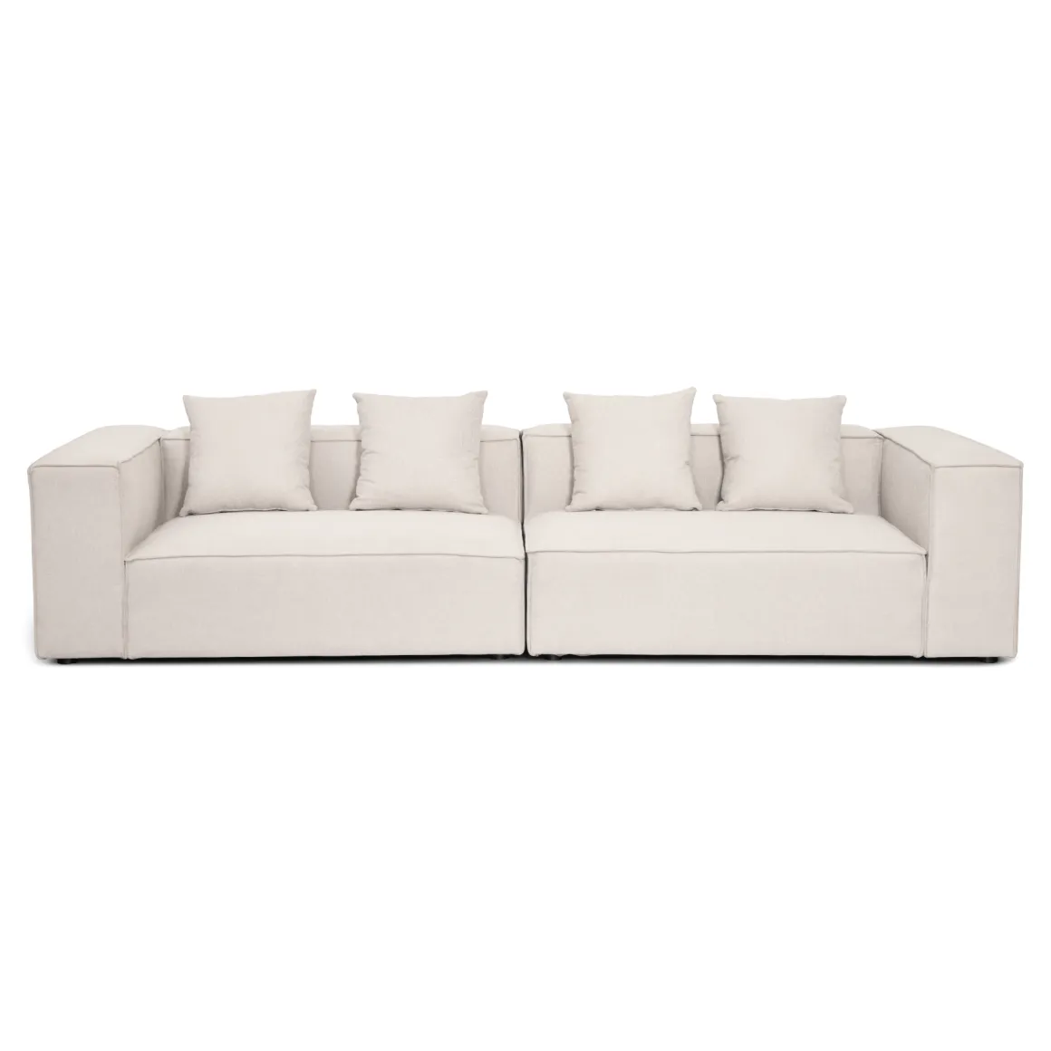 Hailey - Modulsofa I Beige Med 2 Moduler L: 294 X D: 100 X H: 65 cm