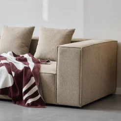 Hailey - Modulsofa i sand med 2 moduler L: 294 X D: 100 X H: 65 cm