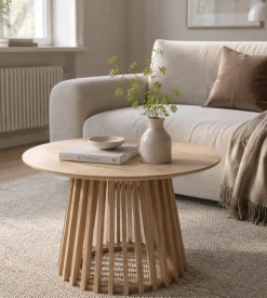 Harris rundt sofabord i eg - Ø70 cm