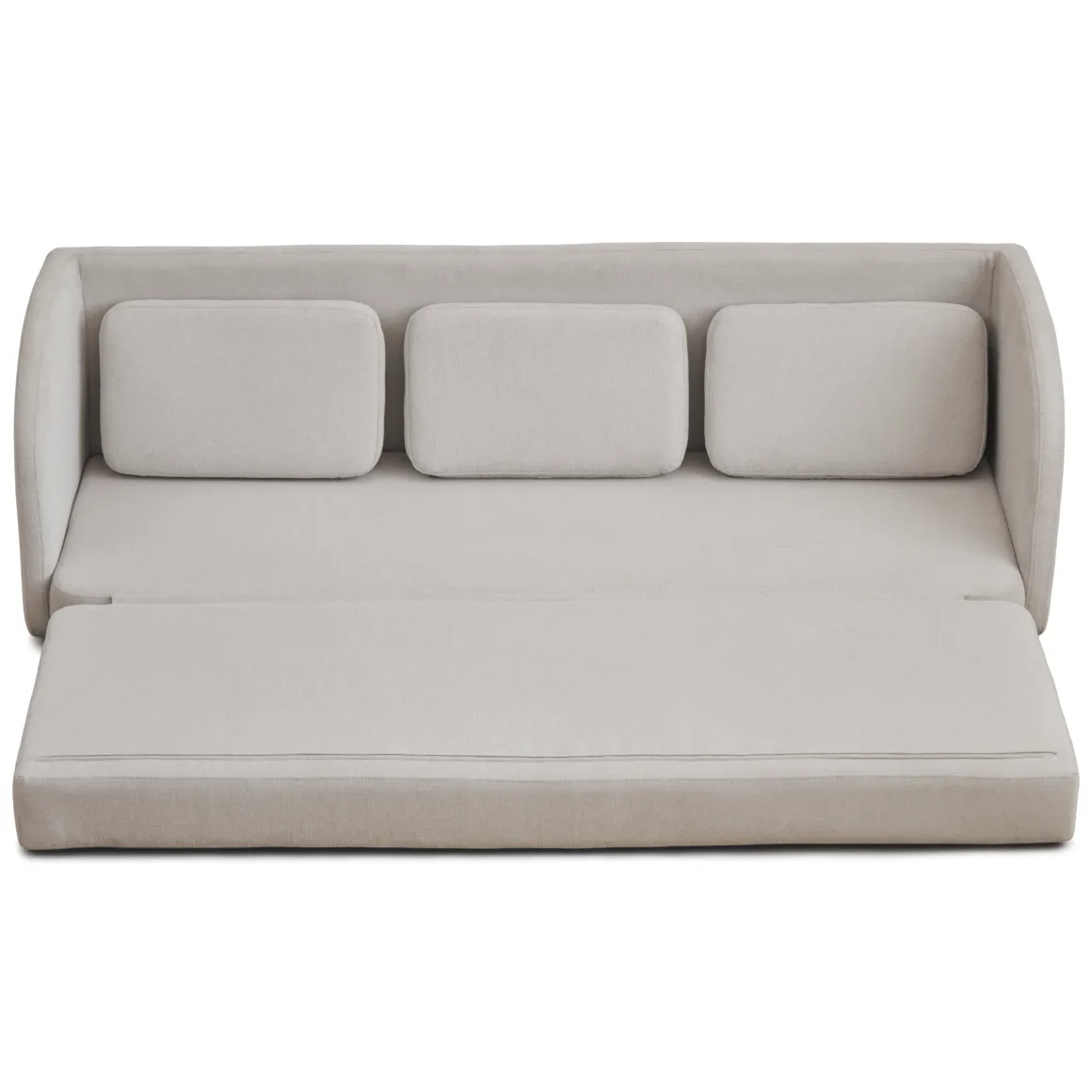 Katarina foldbar sovesofa beige L: 217 x D: 77/145 x H: 75 cm
