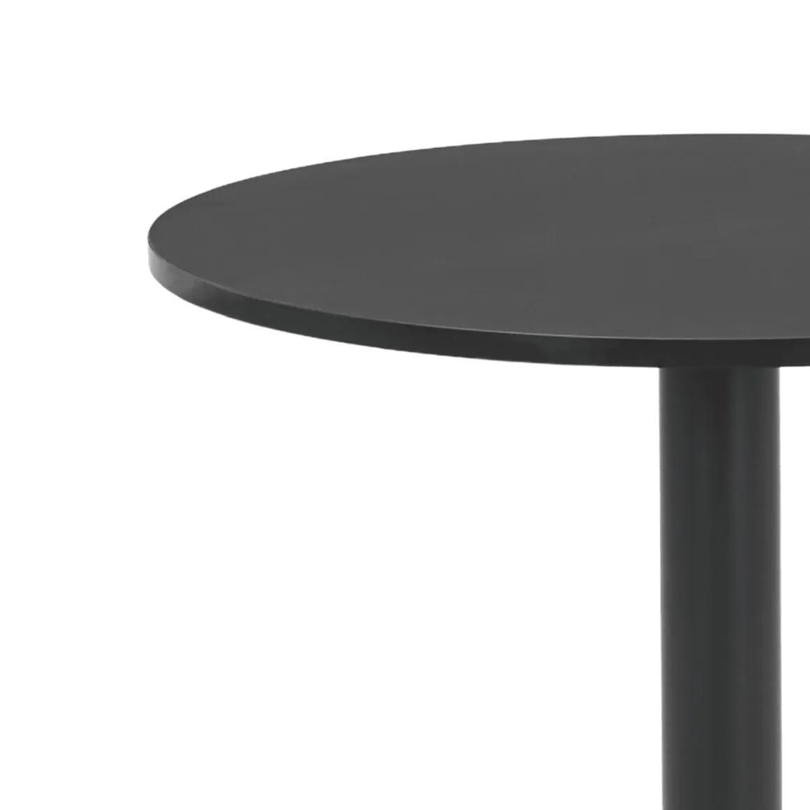 Lara sort rundt cafebord Ø70 cm