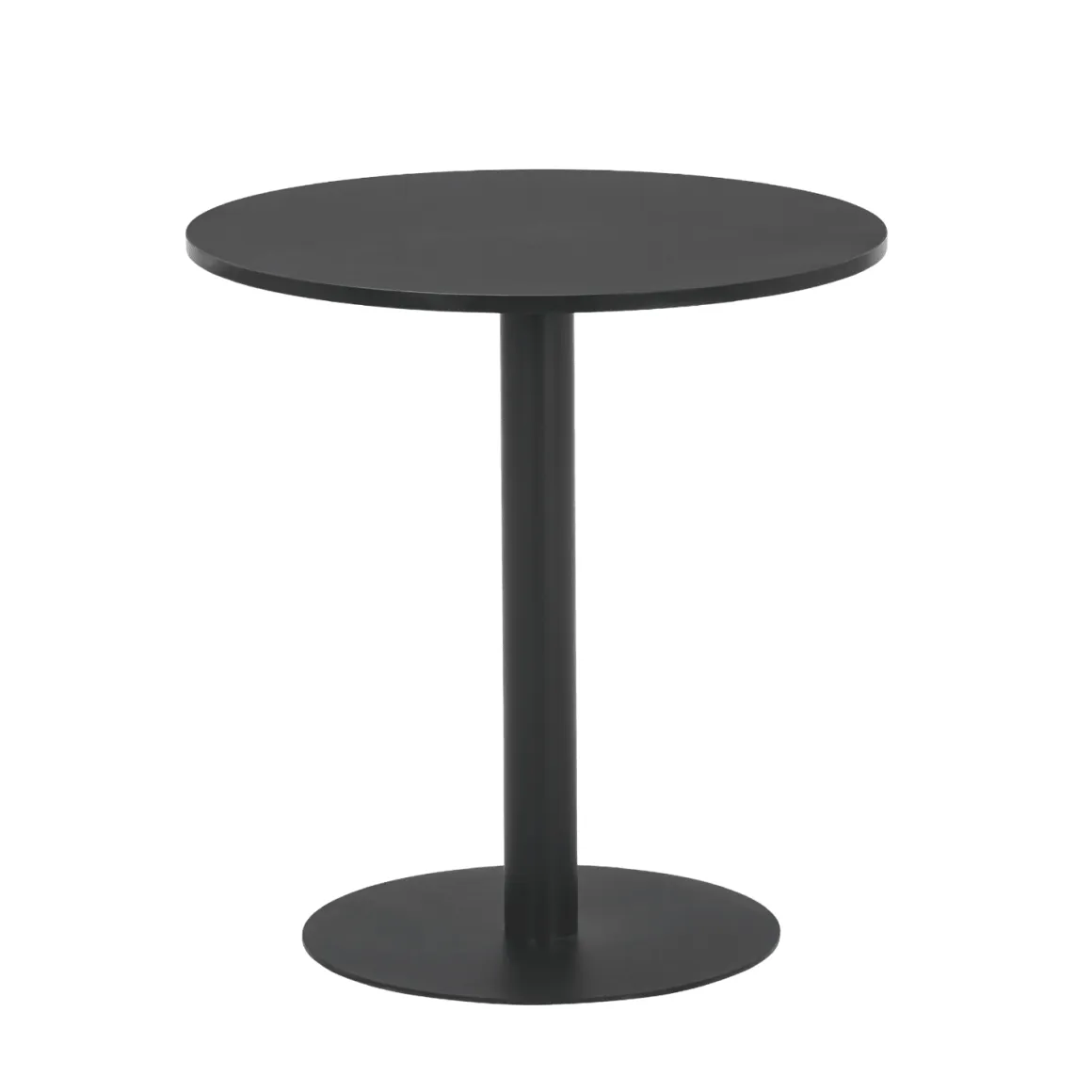 Lara sort rundt cafebord Ø70 cm