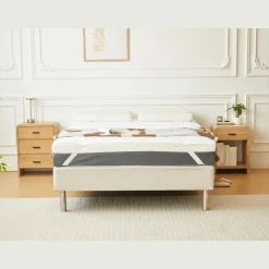 Leo hvid rullemadras 140x200 cm